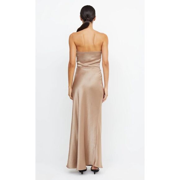 Bec + Bridge The Dreamer Strapless Dress in Golden - Picture 3 of 9